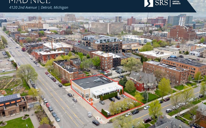 Pictures of Retail property located at 4120 SECOND AVE, DETROIT, MI 48201 for sales - image #1
