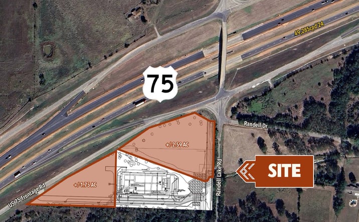 Pictures of Retail, Land property located at 3300 Randell Lake Road, Denison, TX 75020 for sales - image #1