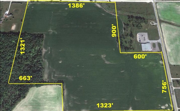 Pictures of Land property located at Corner of Capac & Donald Roads, Village Of Capac, MI 48014 for sales - image #1