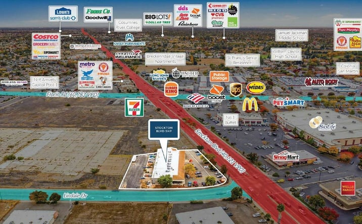 Pictures of Retail, Office property located at 6955 Stockton Blvd, Sacramento, CA 95823 for sales - image #1