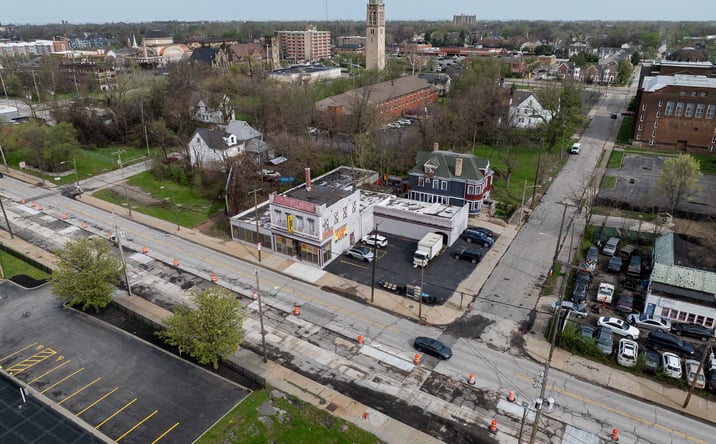 Pictures of Retail, Land, Special Purpose property located at 8117 CARNEGIE AVE, CLEVELAND, OH 44103 for sales - image #1