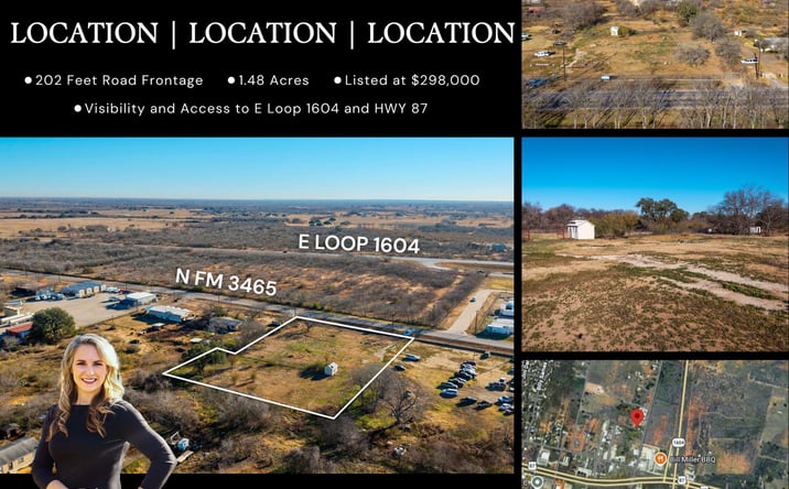 Pictures of Industrial, Mixed Use, Land property located at 5609 FM 3465, Adkins, TX 78101 for sales - image #1
