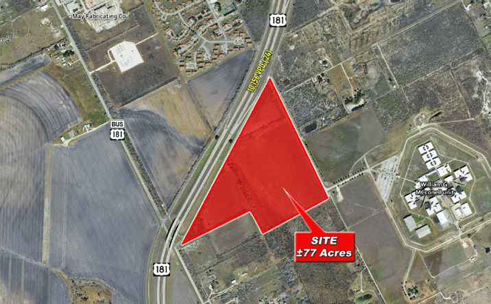 Pictures of Land property located at SWC of TX Hwy 181 & Emily Drive, Beeville, TX 78102 for sales - image #1