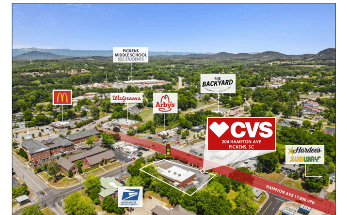 Pictures of Retail property located at 204 HAMPTON AVE, PICKENS, SC 29671-2420 for sales - image #1