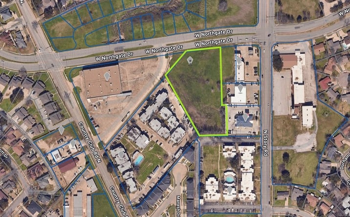 Pictures of Land property located at 2370 West Northgate Drive, Irving, TX 75062 for sales - image #1