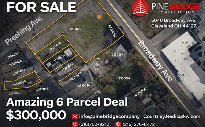 Pictures of Land property located at 5040 Broadway Ave, Cleveland, OH 44127, E. 49th Street, Cleveland, OH 44127, E. 49th Street, Cleveland, OH 44127, E. 49th Street, Cleveland, OH 44127, Dolloff Road, Cleveland, OH 44127, 4921 Dolloff Road, Cleveland, OH 44127 for sales - image #1