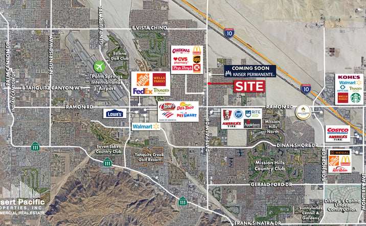Pictures of Retail, Land property located at Date Palm Drive, Cathedral City, CA 92234 for sales - image #1