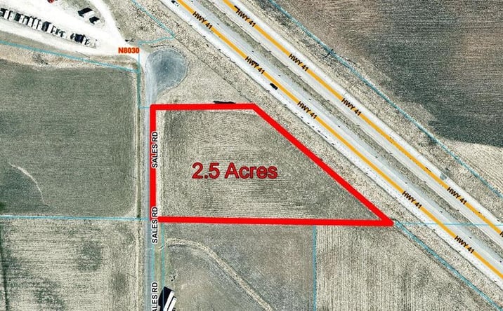 Pictures of Land property located at N8030 Sales Road, Van Dyne, WI 54979 for sales - image #1