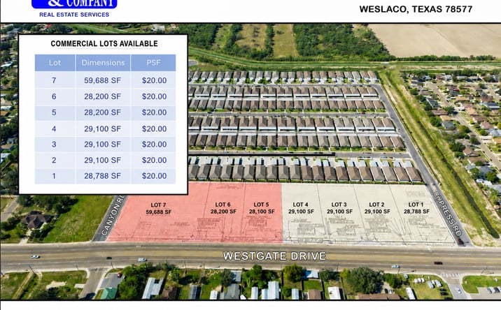 Pictures of Retail, Office, Mixed Use property located at 1805 North Westgate Drive, Weslaco, TX 78599 for sales - image #1