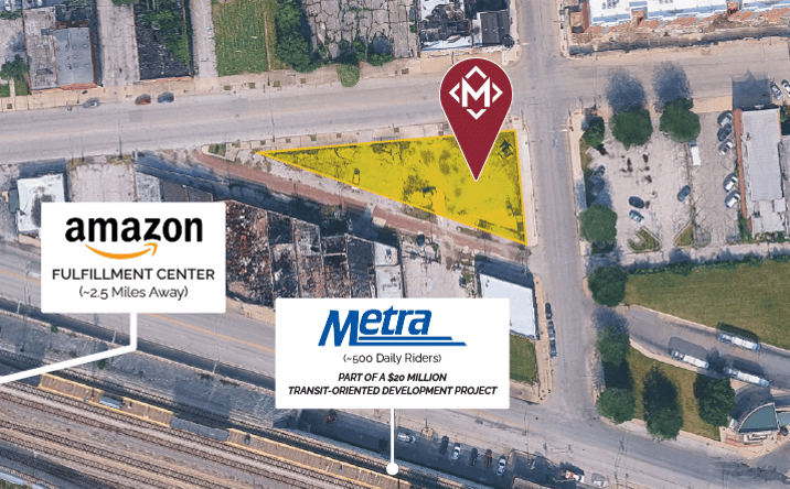 Pictures of Land property located at 196-202 E 154th St, Harvey, IL 60426 for sales - image #1