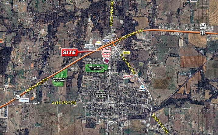 Pictures of Land property located at SWQ - E. Hwy. 82 & U.S. 377, Whitesboro, TX 76273 for sales - image #1