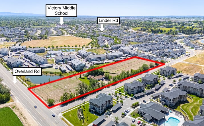 Pictures of Multifamily, Mixed Use, Land property located at 2155 W OVERLAND RD, MERIDIAN, ID 83642-6515 for sales - image #1