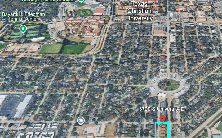 Pictures of Multifamily property located at 3720 South University Drive, Fort Worth, TX 76109 for sales - image #1
