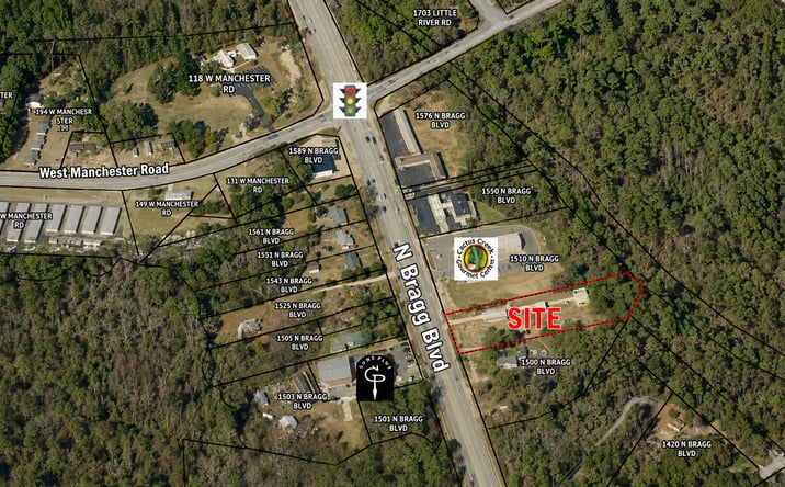 Pictures of Retail property located at 1506 N Bragg Blvd, Spring Lake, NC 28390 for sales - image #1