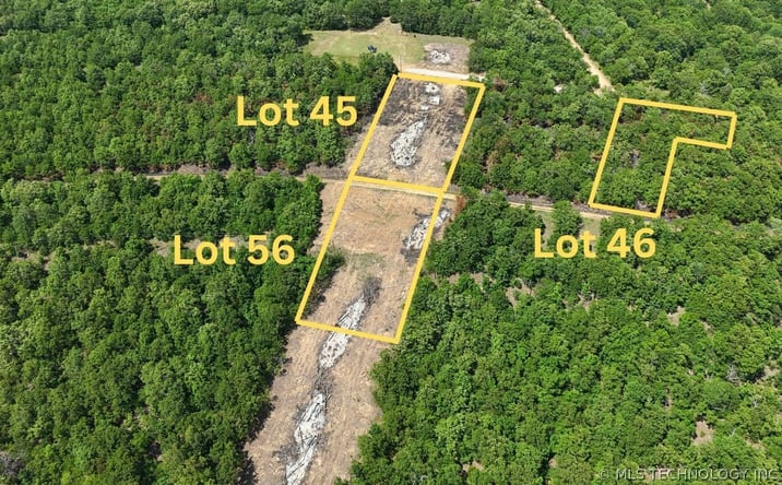 Pictures of Land property located at 56 Lisa Drive, Eufaula, OK 74432 for sales - image #1