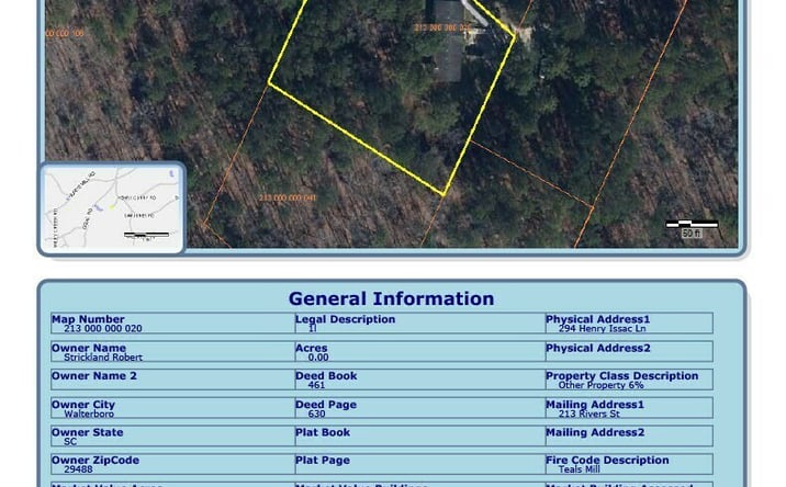 Pictures of Multifamily, Land, Mobile Home Park property located at 294 Henry Isaac Road, Patrick, SC 29584 for sales - image #1