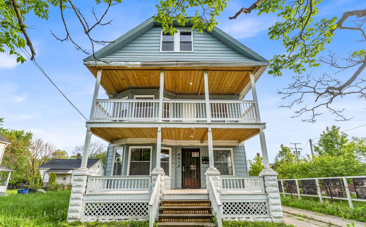 Pictures of Multifamily property located at 6415 Gertrude Avenue, Cleveland, OH 44105 for sales - image #1