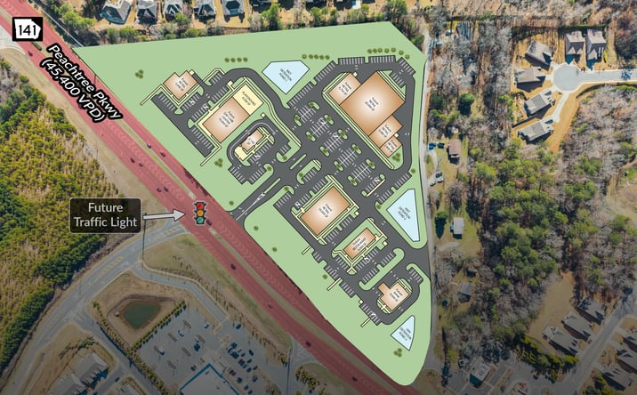 Pictures of Land property located at Peachtree Road, Suwanee, GA 29349 for sales - image #1