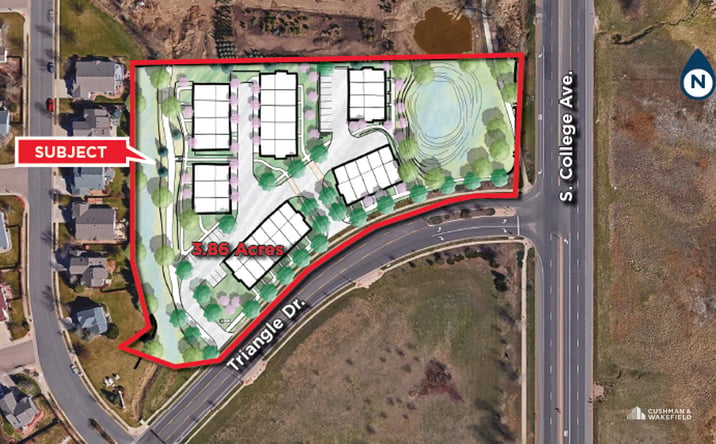 Pictures of Land, Multifamily, Senior Living property located at 120 Triangle Dr, Fort Collins, CO 80525 for sales - image #1