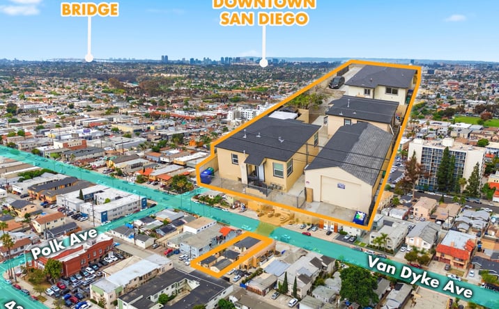 Pictures of Multifamily property located at 4133-37 Van Dyke Ave., San Diego, CA 92105 for sales - image #1