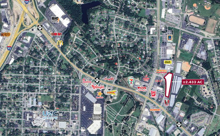 Pictures of Land property located at 0 Boomerang Drive, Lumberton, NC 28358 for sales - image #1