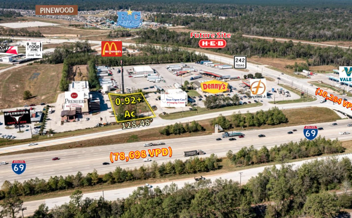 Pictures of Land property located at 17530 Hwy 59, New Caney, TX 77357 for sales - image #1