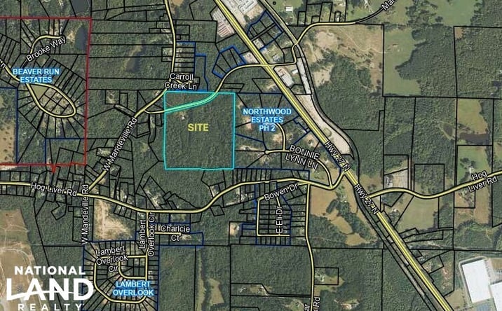 Pictures of Land property located at 212 West Mandeville Road, Carrollton, GA 30117 for sales - image #1