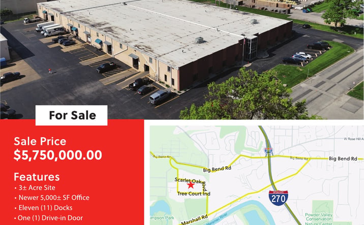 Pictures of Industrial, Office property located at 3545 Scarlet Oak Blvd, St. Louis, MO 63122 for sales - image #1
