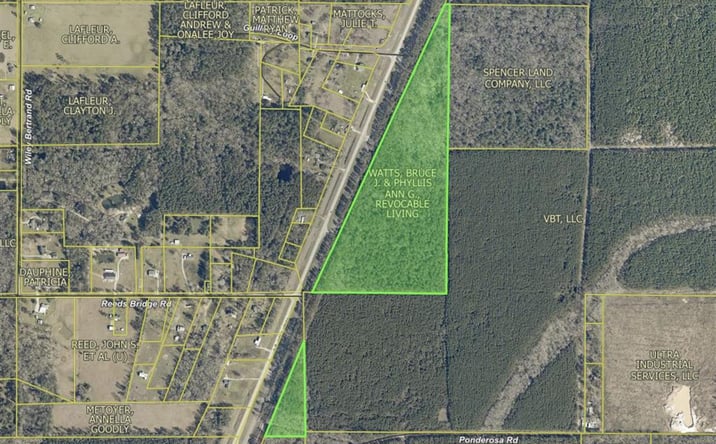 Pictures of Land property located at TBD US 165, Oberlin, LA 70655 for sales - image #1