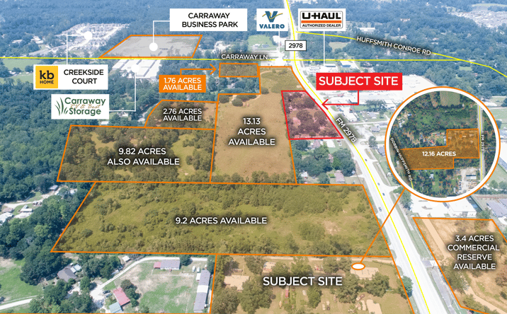 Pictures of Land property located at 27003 Farm to Market Road 2978, Magnolia, TX 77354 for sales - image #1