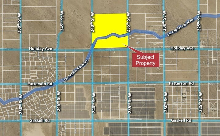 Pictures of Land property located at Holiday Ave, Rosamond, CA 93560 for sales - image #1