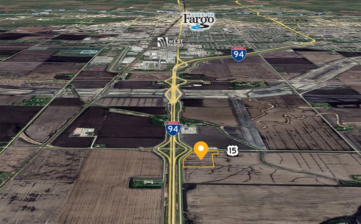 Pictures of Land property located at 16500 37th Street SE, Mapleton, ND 58059 for sales - image #1