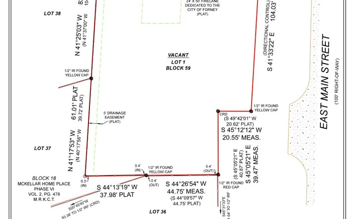 Pictures of Land property located at 800 E. Main Street, Forney, TX 75126 for sales - image #1