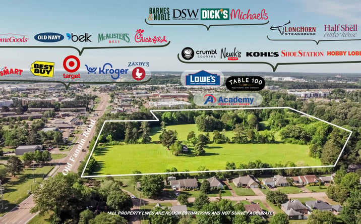 Pictures of Retail, Office, Mixed Use property located at 1668 Old Fannin Road, Flowood, MS 39232 for sales - image #1