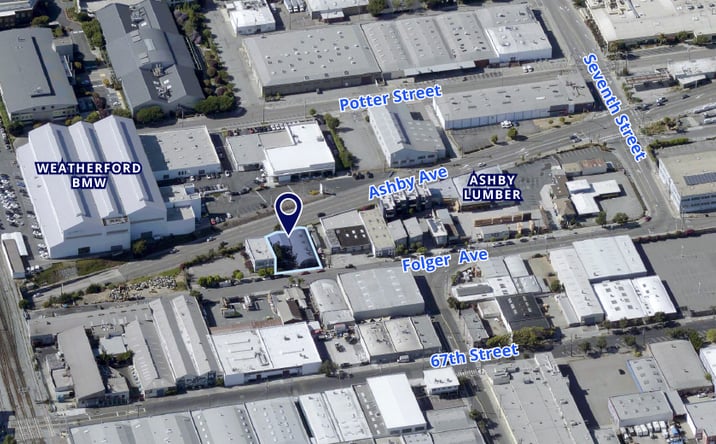 Pictures of Industrial property located at 739-741 Folger Avenue, Berkeley, CA 94710 for sales - image #1