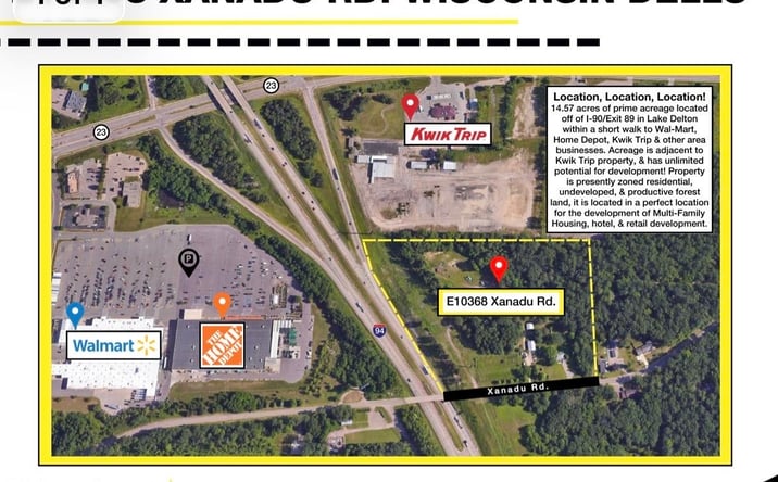 Pictures of Retail, Mixed Use, Land property located at E10368 XANADU RD, DELTON, WI 53965 for sales - image #1