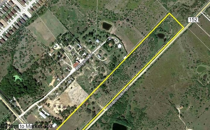 Pictures of Land property located at FM 150 & FM 152/Heidenrich Ln, Kyle, TX 78640 for sales - image #1