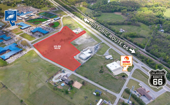 Pictures of Land, Self Storage property located at 16051 S Highway 66, Claremore, OK 74017 for sales - image #1