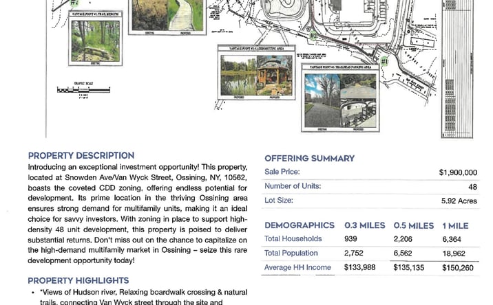 Pictures of Land property located at Snowden Ave/Van Wyck Street, Ossining, NY 10562 for sales - image #1