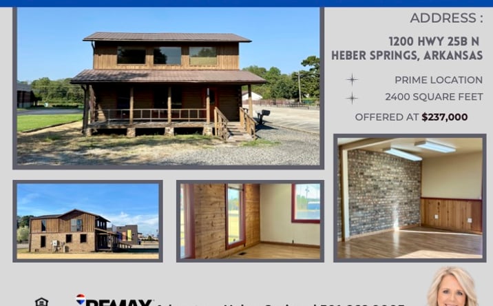 Pictures of Retail, Office, Mixed Use property located at 1200 Highway 25B, Heber Springs, AR 72543 for sales - image #1