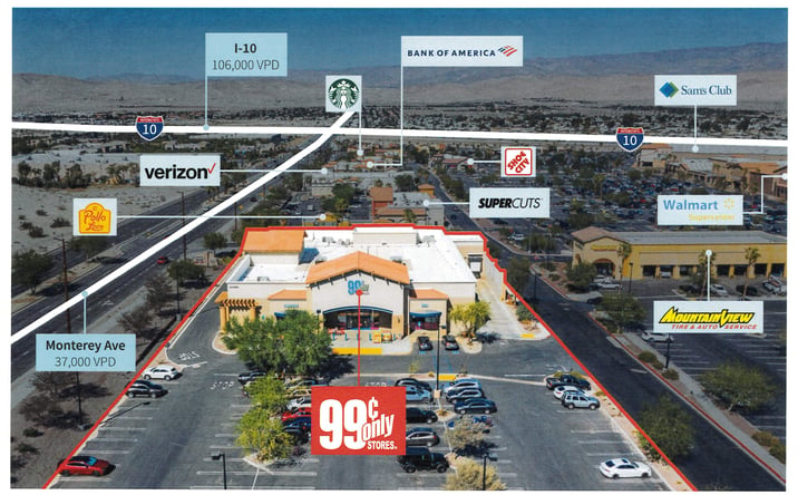 Pictures of Retail property located at 34660 Monterey Ave, Palm Desert, CA 92211 for sales - image #1