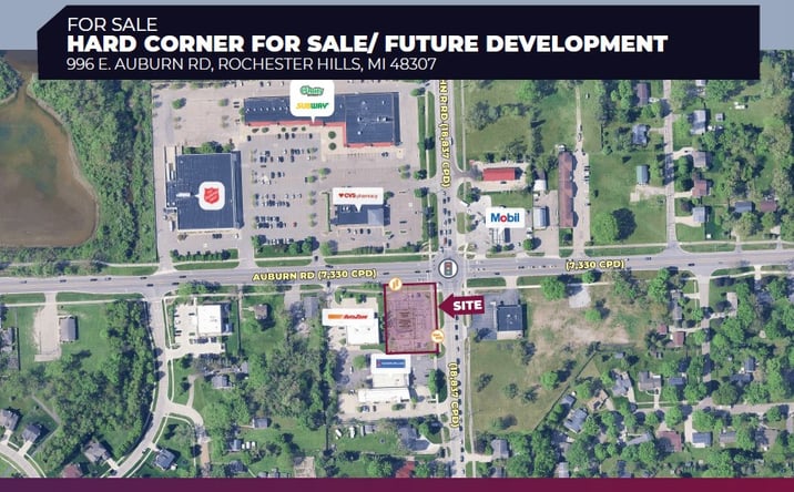 Pictures of Land property located at 996 E. Auburn Rd, Rochester Hills, MI 48307 for sales - image #1