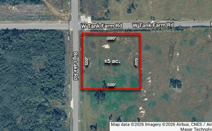Pictures of Land property located at SEC Big Lake Rd & Tank Farm Rd, Lake Charles, LA 70605 for sales - image #1