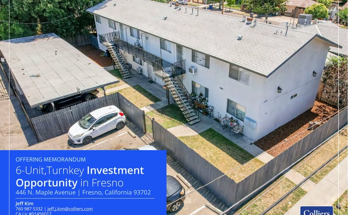 Pictures of Multifamily property located at 446 N. Maple Avenue, Fresno, CA 93702 for sales - image #1