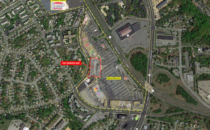 Pictures of Retail property located at 4101 Branch Avenue, Marlow Heights, MD 20748 for sales - image #1
