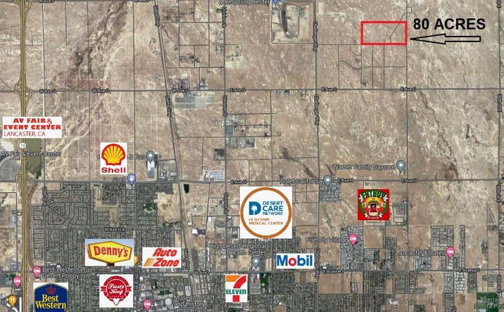 Pictures of Land property located at 20th St E at E Avenue F-8, Lancaster, CA 93536 for sales - image #1