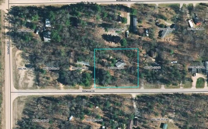 Pictures of Land property located at 3416 Hillwood Rd, Lewiston, MI 49756 for sales - image #1