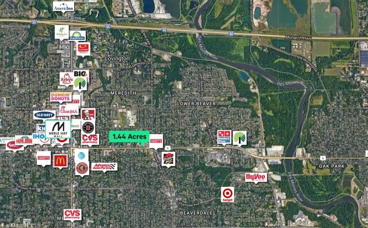 Pictures of Land property located at 4521 Douglas Avenue, Des Moines, IA 50310 for sales - image #1
