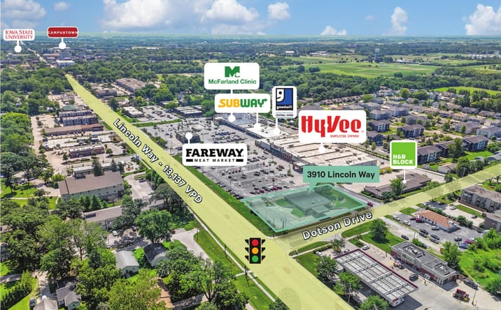 Pictures of Retail, Office property located at 3910 Lincoln Way, Ames, IA 50014 for sales - image #1
