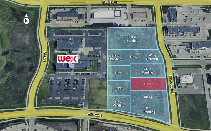 Pictures of Land property located at 2463 Alexander Way East, West Fargo, ND 58078 for sales - image #1
